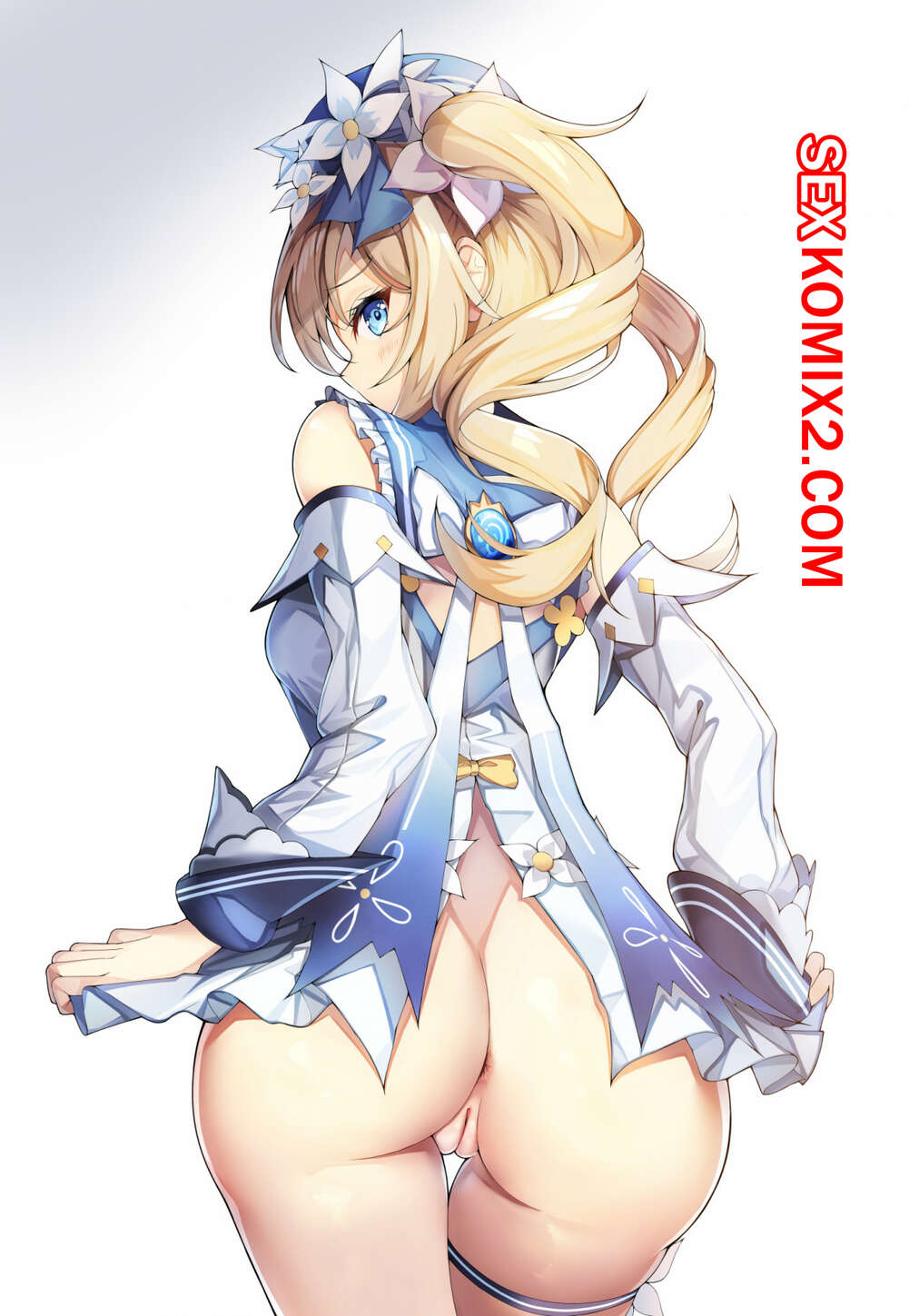 Порно комикс Барбара. genshin impact