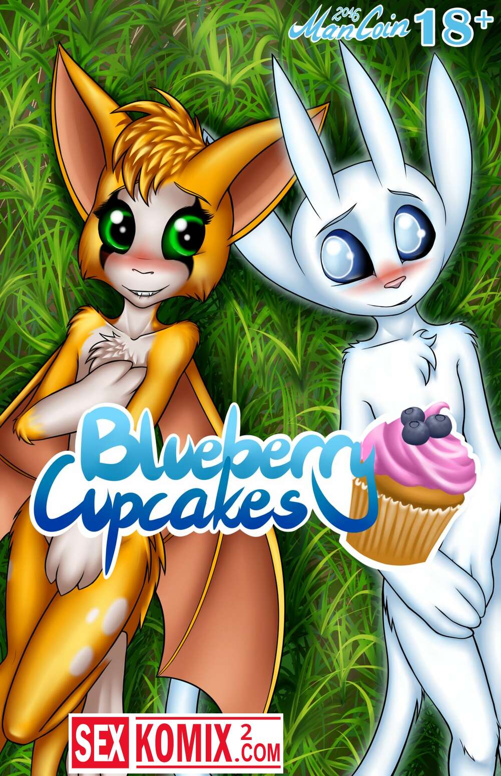 Порно комикс Черничные капкейки.