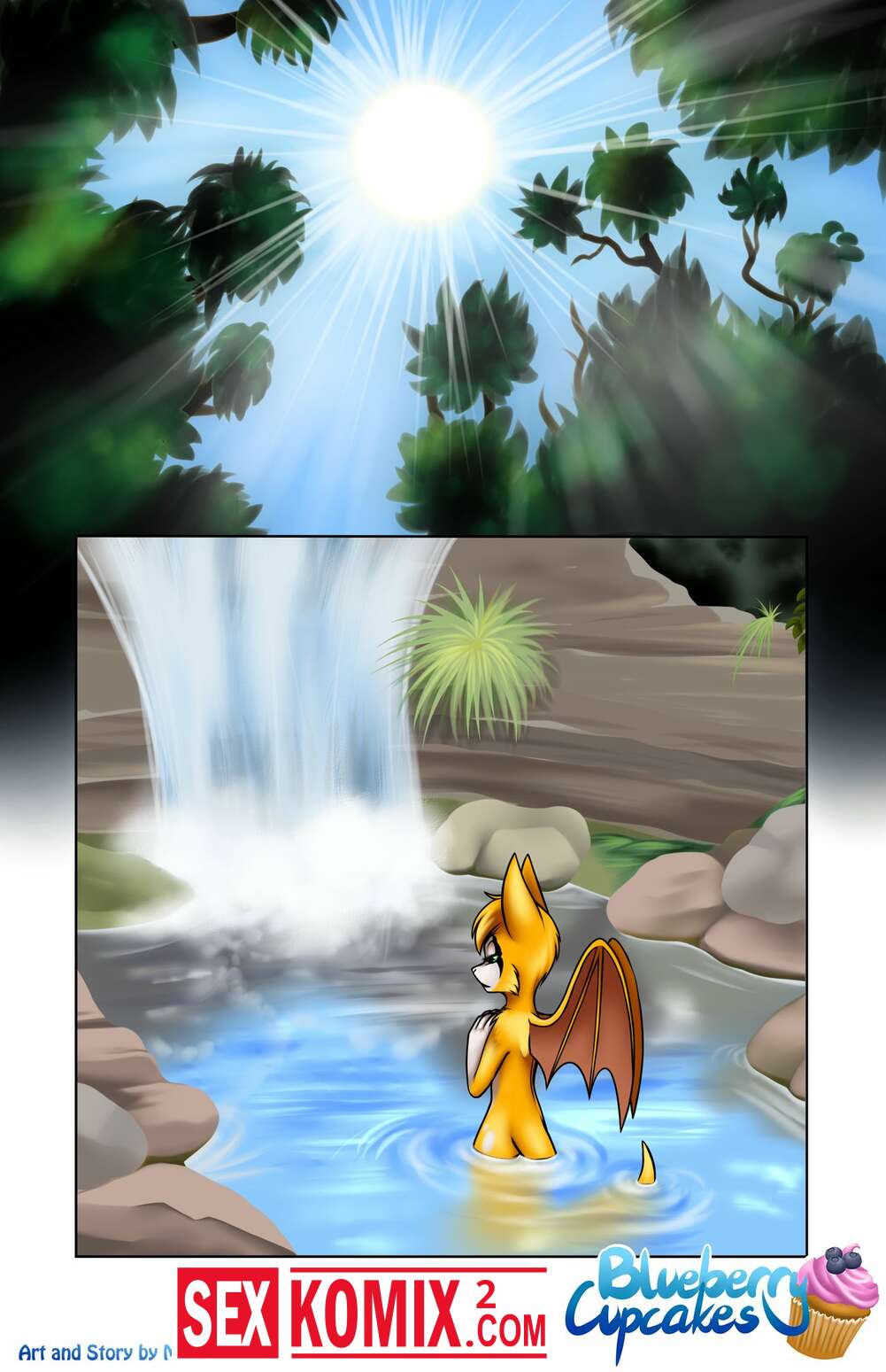 Порно комикс Черничные капкейки. Часть 2