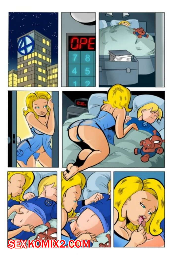 Порно комикс Фантастическая четверка