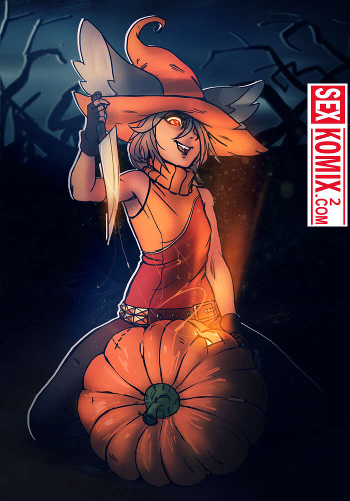 Порно комикс Хеллоуин