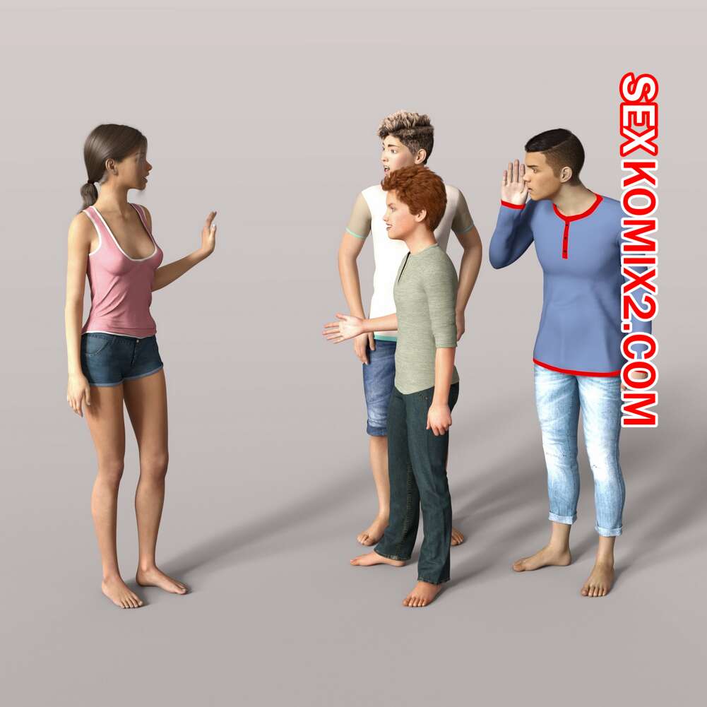 Порно комикс Плохие соседи. Zueri