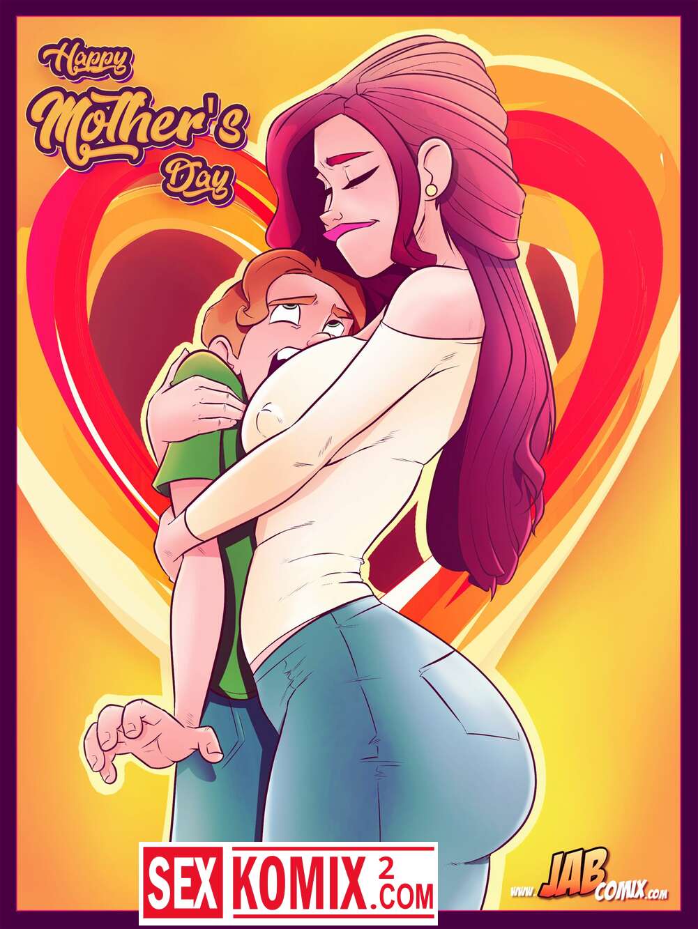 Порно комикс Подруга моего сына